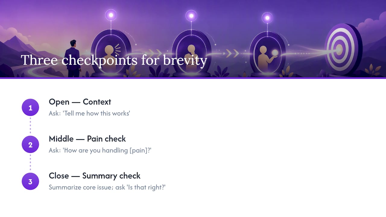 Scripts That Build in Brevity by Design — overview diagram